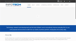 Desktop Screenshot of infotech.co.za