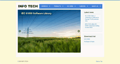 Desktop Screenshot of infotech.pl