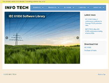 Tablet Screenshot of infotech.pl